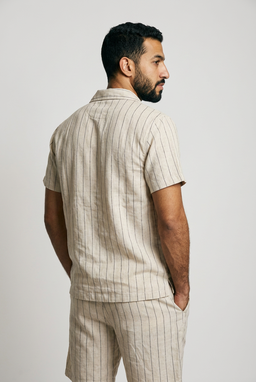 Men Summer Striped Set